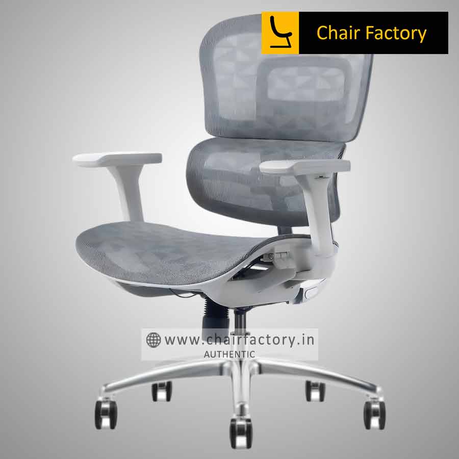Grey Concorde Mid Back Ergonomic Office Chair